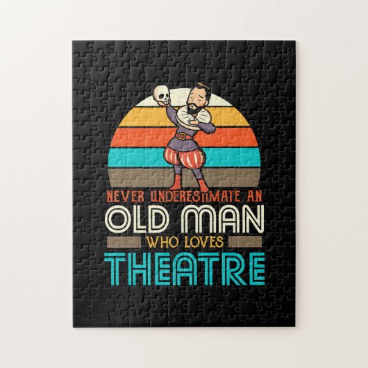 Old Man Who Lieben Theater Puzzle (Vertikal)