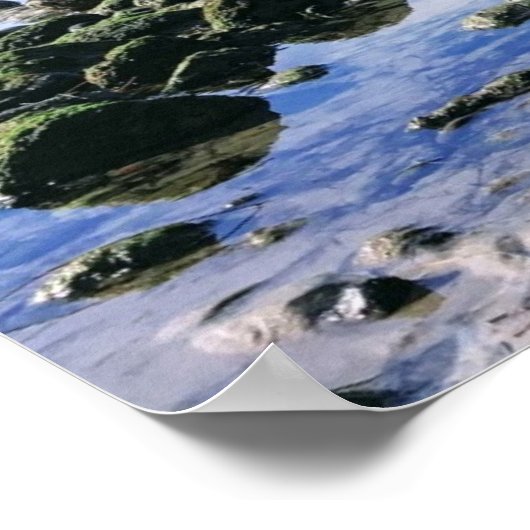 Old Man's Beach - San Onofre Staat Beach Poster (Ecke)