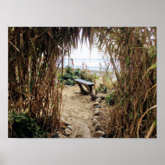 Old Man's Beach - San Onofre Staat Beach Poster