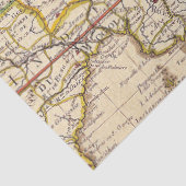 Old Map Series 1 Design 3 Seidenpapier (Detail)