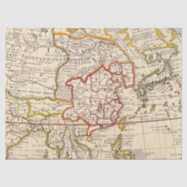 Old Map Series 1 Design 3 Seidenpapier