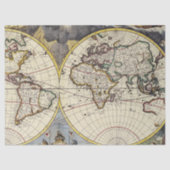 Old Map Series 1 Design 5 Seidenpapier (Vorderseite)