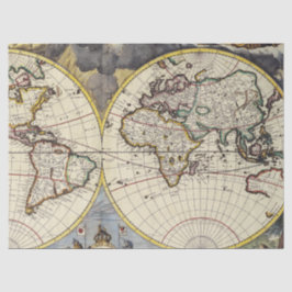 Old Map Series 1 Design 5 Seidenpapier