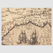 Old Map Series 1 Design 7 Seidenpapier (Vorderseite)