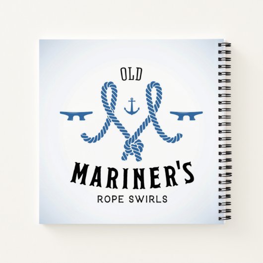 Old Mariner Poster Notizbuch (Rückseite)