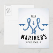 Old Mariner Poster Postkarte (Vorne/Hinten)