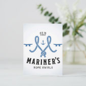 Old Mariner Poster Postkarte (Stehend Vorderseite)