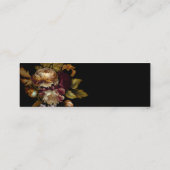 Old Masters Painting Look Hochzeitswebsite UAWG Mini Visitenkarte (Rückseite)