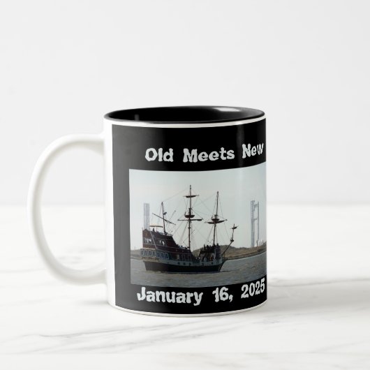 Old Meets NewMug Zweifarbige Tasse (Links)