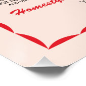 Old Menu Poster (Ecke)