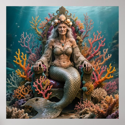 Old Mermaid Poster (Vorne)