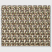 Old Milk Can mit Daisy Bouquet Geschenkpapier (Flach)