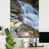 Old Mill Falls, Robert H Treman Staat Park, NY Poster (Heimbüro)