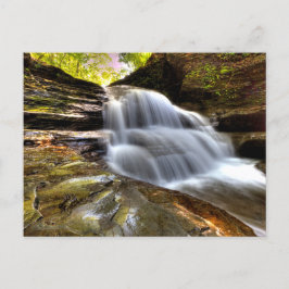 Old Mill Falls, Robert H Treman Staat Park, NY Postkarte