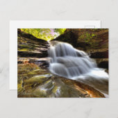 Old Mill Falls, Robert H Treman Staat Park, NY Postkarte (Vorne/Hinten)