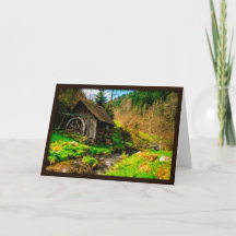 Old Mill Greeting Card