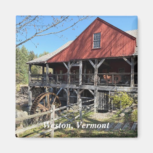 Old Mill Museum in Weston, VT Magnet (Vorne)