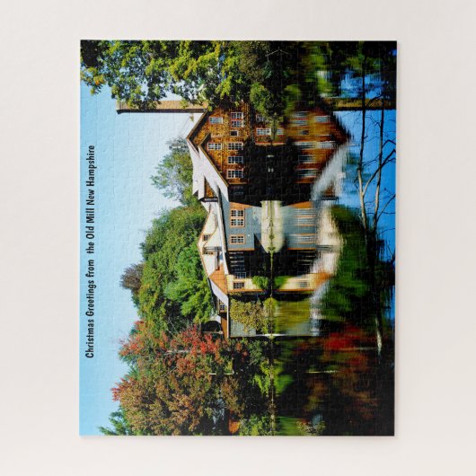Old Mill New Hampshire. Jigsaw Puzzle (Vertikal)