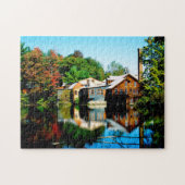 Old Mill New Hampshire. Puzzle (Horizontal)