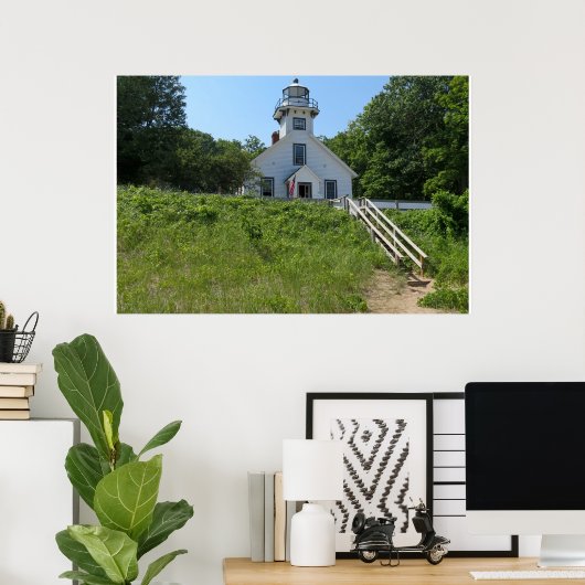 Old Mission Point Lighthouse Poster (Heimbüro)