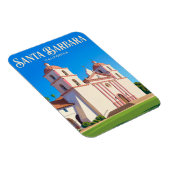 Old Mission Santa Barbara USA Magnet (Rechte Seite)