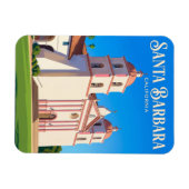 Old Mission Santa Barbara USA Magnet (Horizontal)