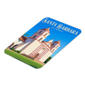 Old Mission Santa Barbara USA Magnet (Linke Seite)