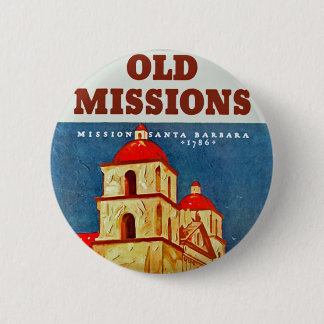 Old Missionen ~ Santa Barbara Button