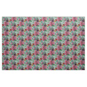 Old modische Hollyhock Summer Bouquet Stoff (Fat Quarter (45,7 x 55,9 cm))