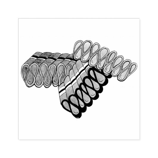 Old modische Ribbon Candy Weihnachten Sweet Shop Gummistempel (Prägung)