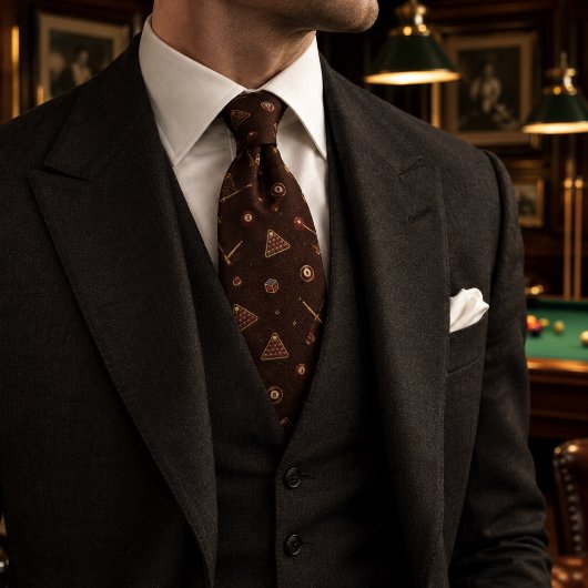 Old Money Billard Queue Gentleman's Krawatte