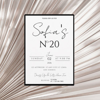 Old Money Birthday Invitation, Elegant and modern Einladung