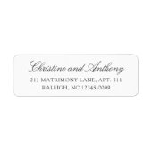 Old Money Black and White Classic Wedding (Vorne)