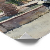 Old Money Country Estate Wedding Welcome Sign Poster (Ecke)