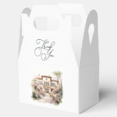 Old Money European Villa Inspiriert Luxus Hochzeit Geschenkschachtel (Geöffnet)