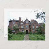 Old Moseley Hall 17. Jahrhundert Englisch Bauernho Postkarte (Vorne/Hinten)