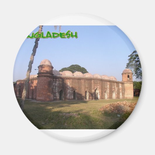 old mosque / alte Moschee Bangladesh Magnet (Vorne)