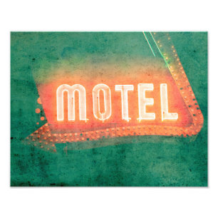 Old Motel Fotodruck