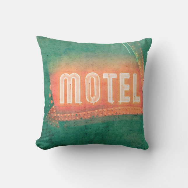 Old Motel Kissen (Vorderseite)