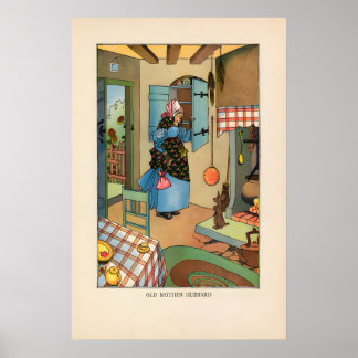 Old Mother Hubbard - Kinderreim Poster
