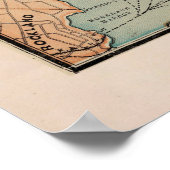 Old Mount Desert ME Map (1890) Poster (Ecke)