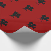 Old Movie Camera Geschenkwrap Geschenkpapier (Ecke)