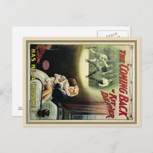 Old Movie Poster Postkarte (Vorne/Hinten)