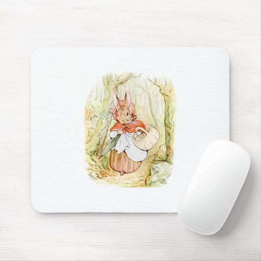 Old Mrs Rabbit (Little Red Riding Hood) (B Potter) Mousepad (Mit Mouse)