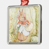 Old Mrs Rabbit (Little Red Riding Hood) (B Potter) Ornament Aus Metall (Links)
