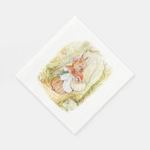 Old Mrs Rabbit (Little Red Riding Hood) (B Potter) Serviette (Ecke)