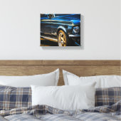 Old Muscle Classic Car Driver Drive Leinwanddruck (Insitu (Schlafzimmer))