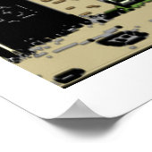 Old New Orleans Shotgun House Poster (Ecke)