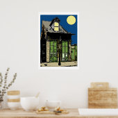 Old New Orleans Shotgun House Poster (Küche)