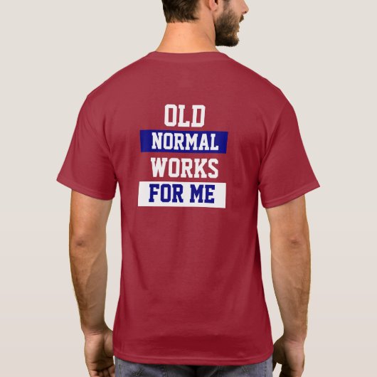 Old Normal - Trump "Drain the Swamp" T - Shirt MAG (Rückseite)